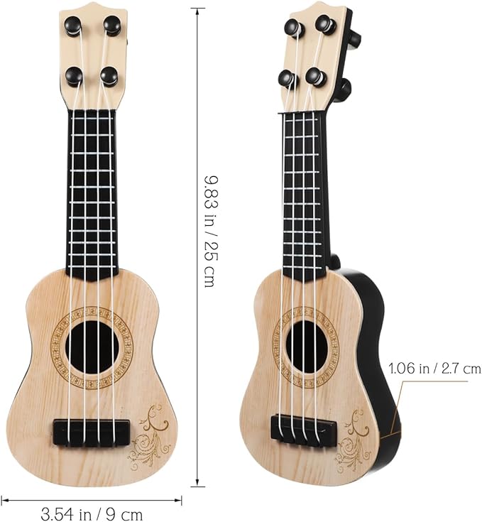 Kids Ukulele - 4 String Musical Instrument for Toddlers & Beginners, Early Education Toy Guitar