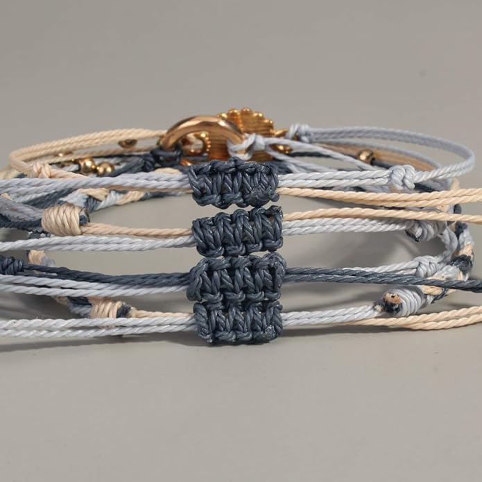 FANCY SHINY Sunflower String Bracelet Boho Braided Rope Wrap Bracelets Cute Summer Beach Surfer Jewelry for Women Christmas Gifts