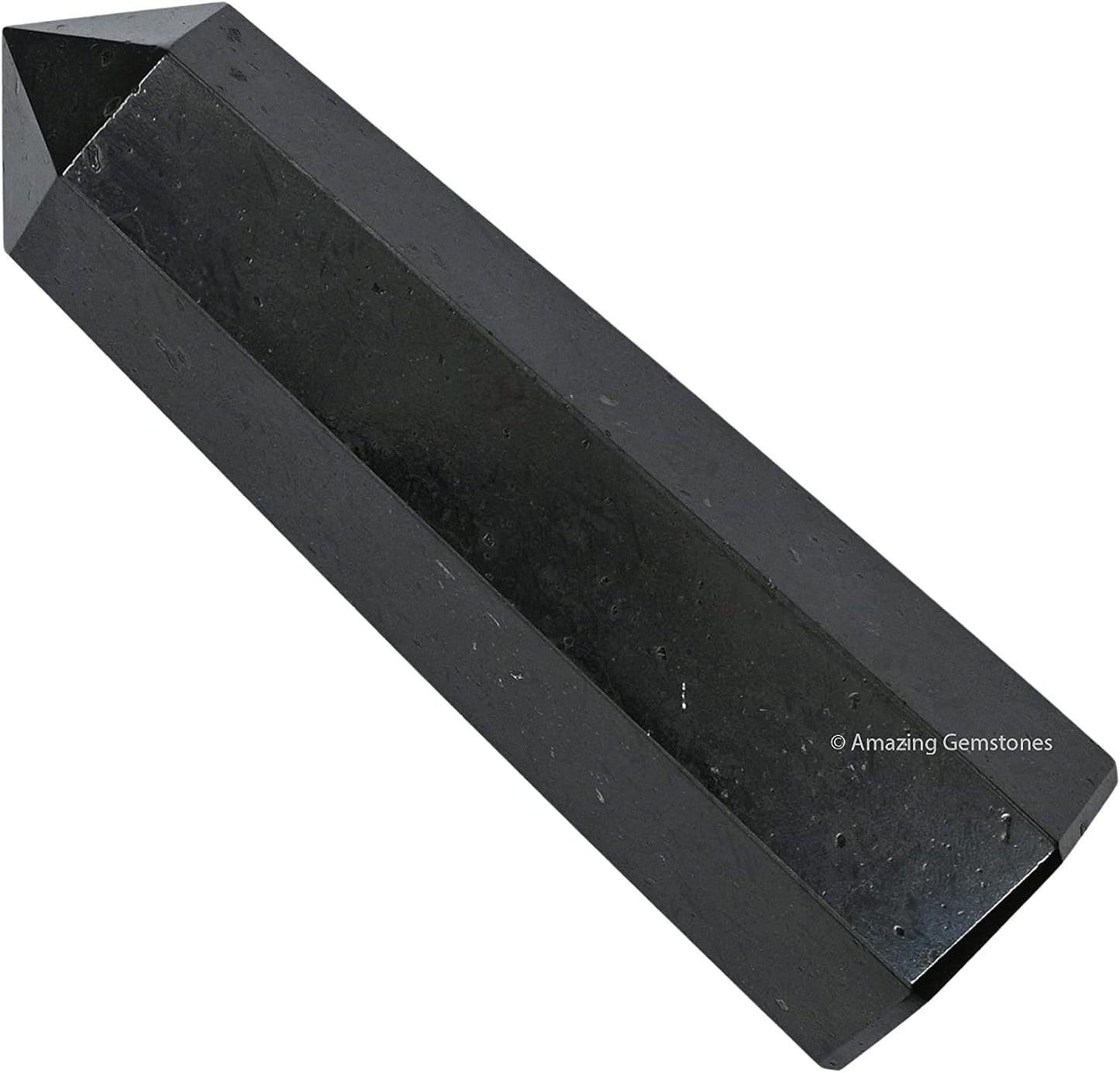 Amazing Gemstone Large Black Tourmaline Crystal Towers ~ Natural Healing Crystal Point Obelisk for Reiki Healing and Crystal Grid (5.5 to 6 INCH)