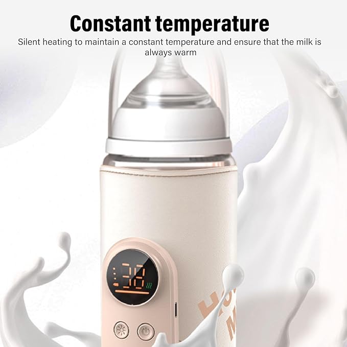 Baby Bottle Warmer, Constant Temperature Portable Baby Milk Warmers Electric Bottle Warm Sleeve For Travel Outdoor