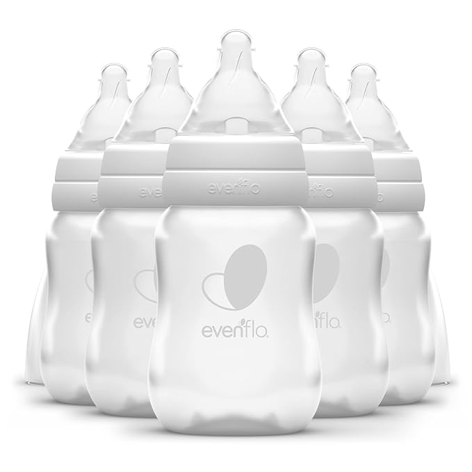 Evenflo Feeding Premium Proflo Venting Balance Plus Standard Neck Baby, Newborn and Infant Bottles - Developed by Pediatric Feeding Specialists - 4 Ounce (Pack of 6)