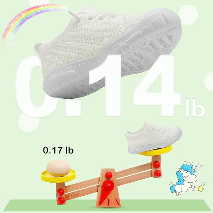 JIASUQI Toddler Shoes for Boys Girls Slip on Sneakers Wide Toe Walking Shoes Toddler Sock Shoes