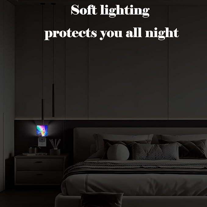 Northern Lights Night Light,Plug-in Nightlights Auto Sensor Night Lamp Dusk to Dawn Lamp Home Decor for Nursery Children Girls Boys