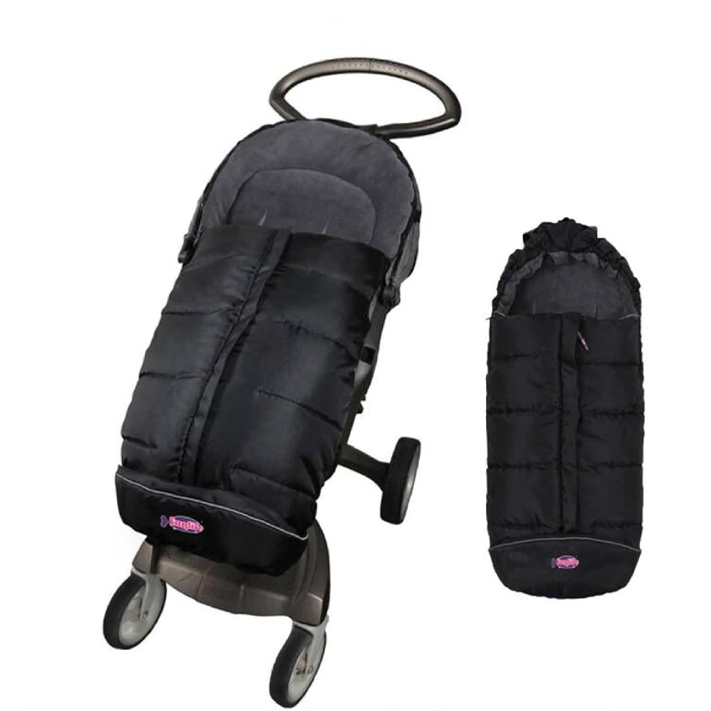 German Designed Universal Stroller Bunting Bag, 5 Way Zippers Style for Baby Easy In & Out of Water Repellent Blanket, Height/Temperature Adjustable Anti-Kick Winter Sleeping Bag