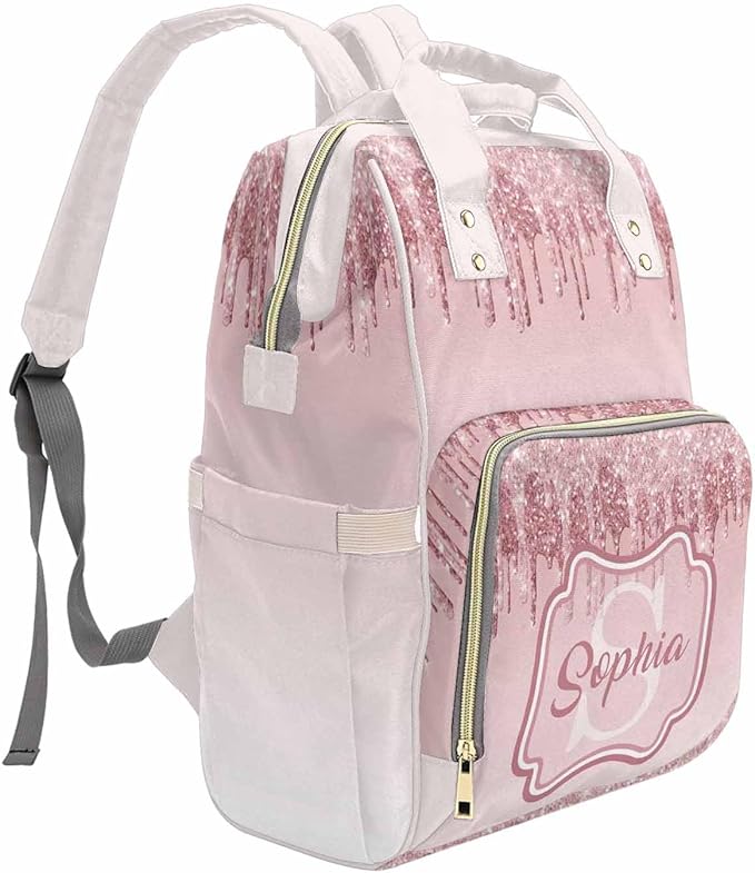 D-Story Customized Diaper Backpack - Personalized Newborn Bags - Custom Gift Nursing Bags
