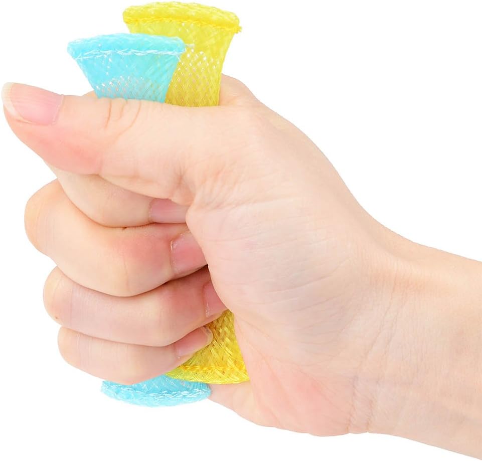 FIDGET TOYS(Package of 10, 5 colors) Stress Relieve toy, Focus Enhance, Soothing Marble Fidgets for Children and Adults, has helped with ADHD ADD OCD Autism, Depressions and Anxiety disorders