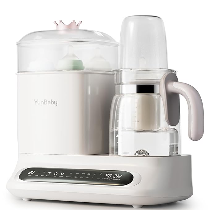 Baby Bottle Warmer & Steamer, 44oz Formula Kettle with Drying & Steam, Multi-Function Bottle Warmer for Breastmilk, Food & Baby Essentials