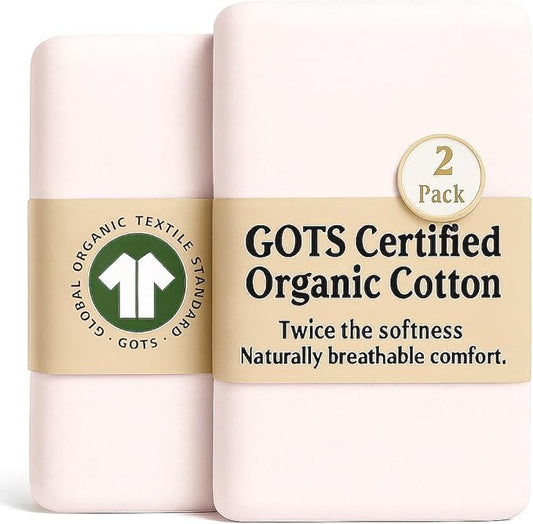 Organic Bedside Sleeper Sheets 33x20 for Maxi COSI Iora, Koola Baby Delight Joy, Angelbliss, Kidsclub, Newton - Aegean Heritage Turkish Cotton 200GSM, Feel The Quality at First Touch Bassinet Sheets