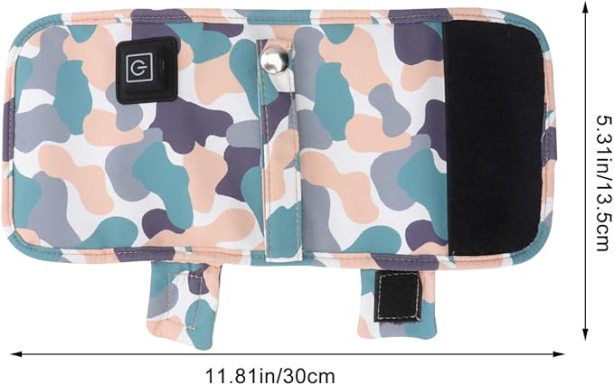 Toyvian 1Pcs USB Baby Bottle Warmer 3 Gears Temperature Adjustable Bottle Warmer, Insulated Milk Bottle Bag Portable Breastmilk Warmer Bag