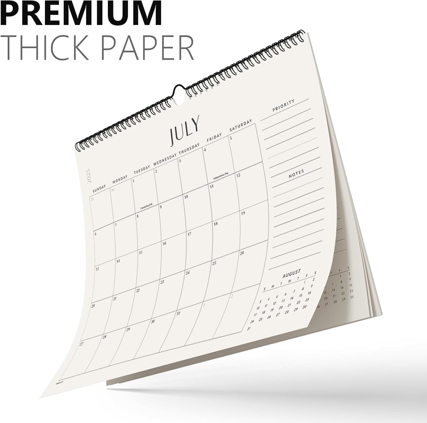 Jotsome Wall Calendar 2025-2026, Academic Monthly Wall Calendar From July 2025 to December 2026 14.2x11.2 inch for Home and Office, Easy Planning