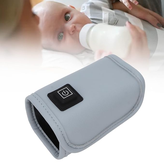 Baby Bottle Warmer, Portable Bottle Warmer USB Charging Easy to Operate Milk Warmer Baby Bottle Keep Warmer for Car Tavel, Lightweight Portable Bottle Warmer for Outdoor Traveling, Driving