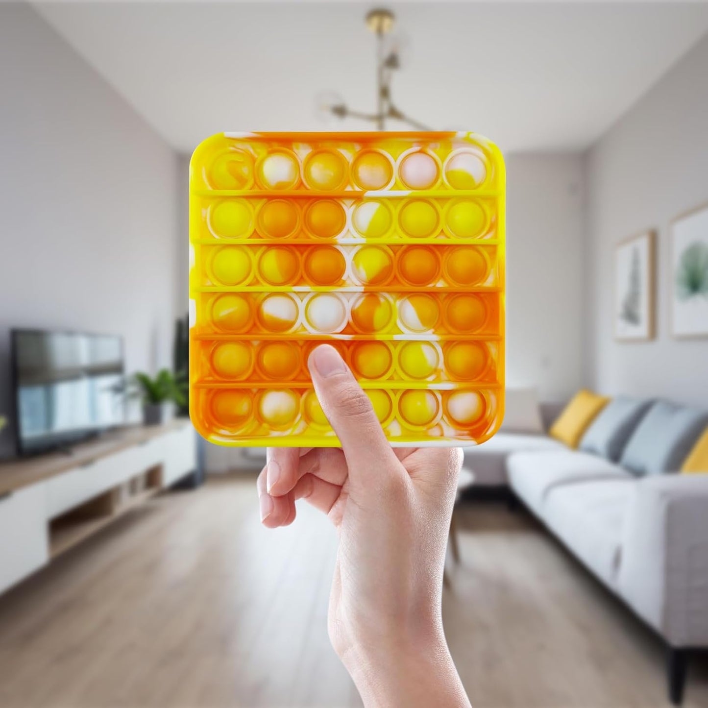 24 Pcs Pop Bubble Fidget Toys for Party Favors, Stress Relief Pressure Relieving Toys for Kids, Pop Bulk Toddler Toys for Christmas Valentine Birthday Gifts and Classroom Prizes