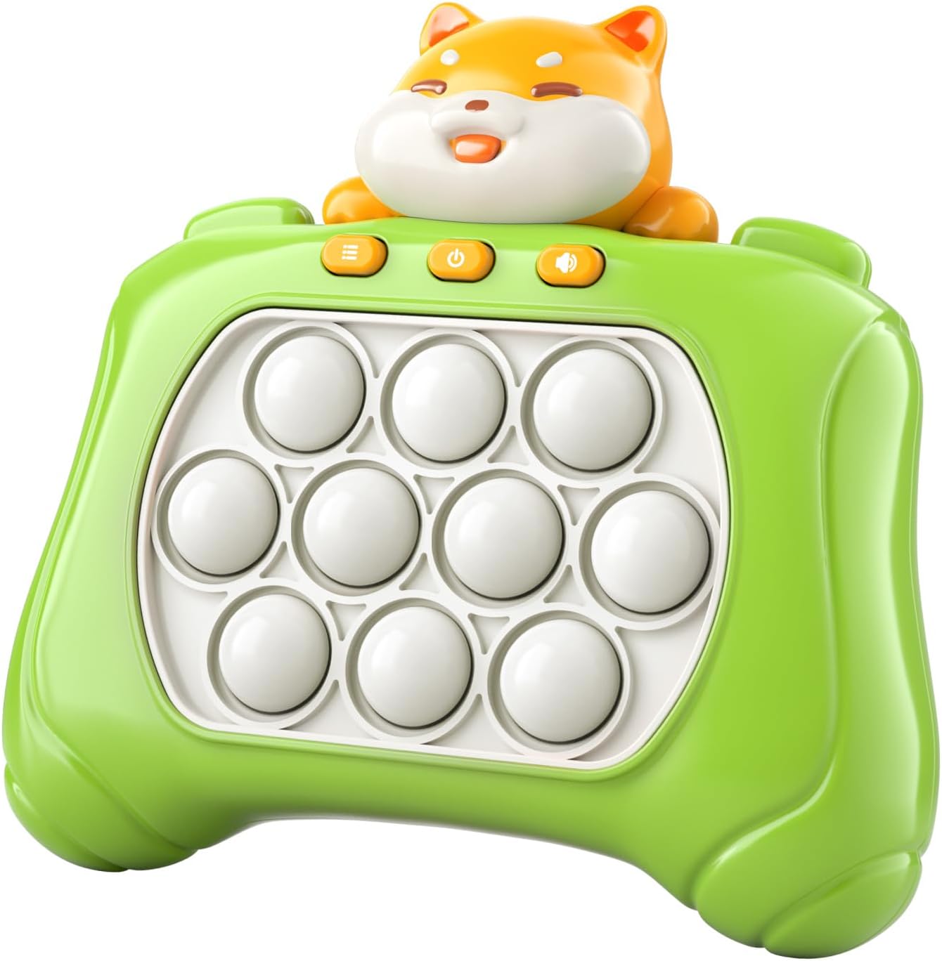 Bennol Pop Fidget Console, Handheld Bubble Game Toy for Kids Age 6-12 and Teen Party Game Relaxation and Decompression Fidget Toy (2 Pack - Light Blue & Green)