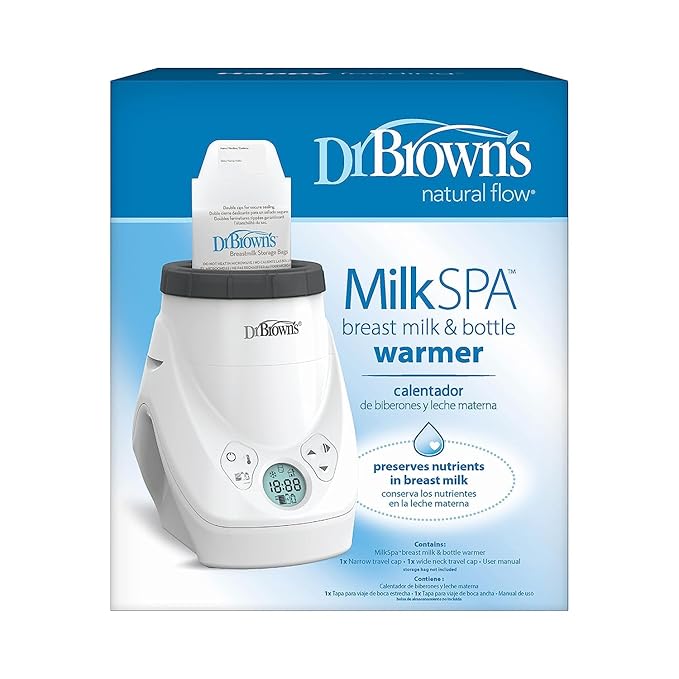 Dr. Brown’s Natural Flow MilkSPA Breastmilk and Bottle Warmer + Breastmilk Storage Bags, 100 Count