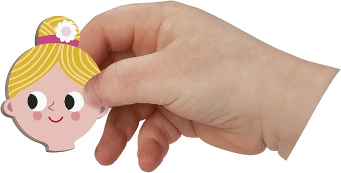 Janod - Magnéti'Book Métiers – Magnetic Educational Game 48 Magnets + 16 Model Cards - for Kids 3+ - Building Creative Structures - Stimulates Creativity - Fun and Educational - J02597