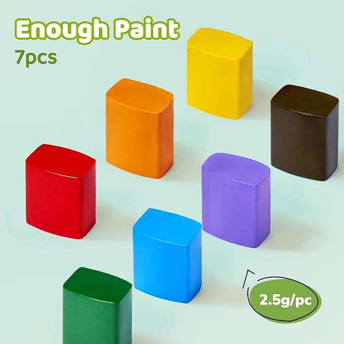 JoyCat Paint with Water Coloring Books for Toddlers, Watercolor Painting Sets for Kids Ages 3-5 4-8, Arts and Crafts Drawing Activities Toy Birthday Gift for Boys Girls (Dinosaur & Vehicle)