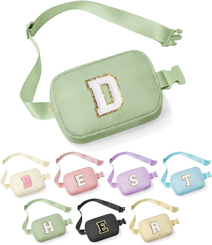 YOOLIFE Fanny Packs - Crossbody Bags for Women - Green Small Cross Body Bags for Travel Gifts