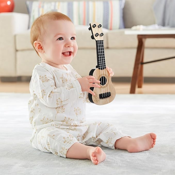 Kids Ukulele - 4 String Musical Instrument for Toddlers & Beginners, Early Education Toy Guitar