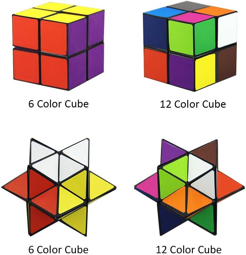 Star Cube Magic Cube Set, 2 in 1 Yoshimoto Cube for Kids and Adults, Toy for Boys and Girls Ages 8-12
