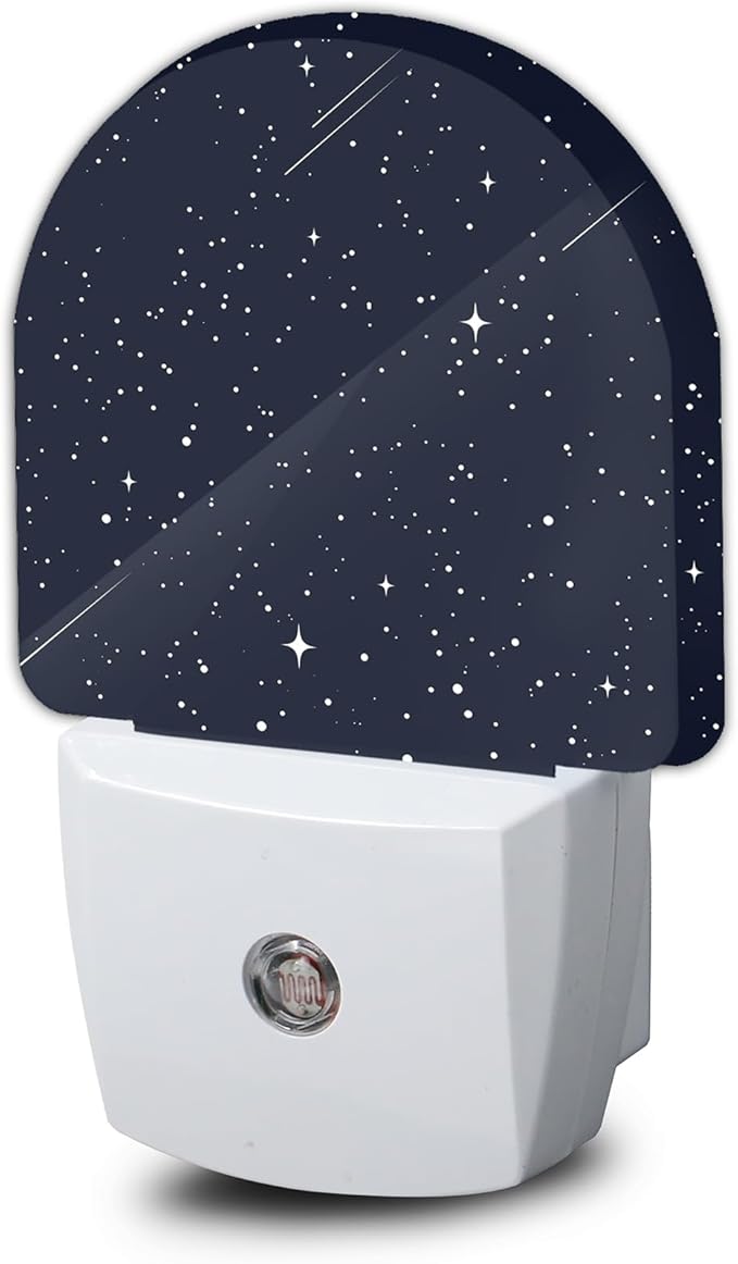 Starry Sky Meteor Night Light,Night Lights Plug into Wall with Dusk to Dawn Sensor,Lamp for Bedroom Bathroom Hallway Nightlight for Women Girls