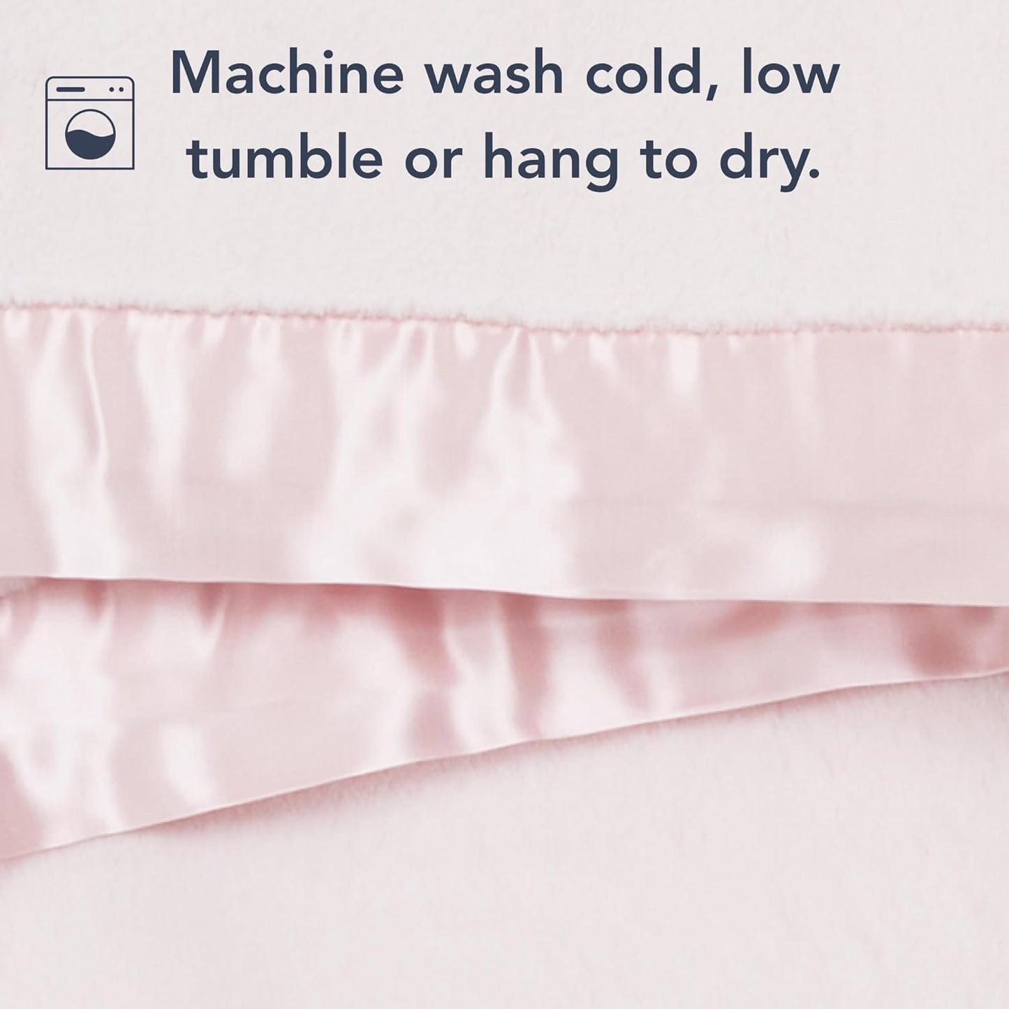 Little Giraffe Baby Blanket - Luxe Soft Blanket with Satin Trim - Baby Stroller Blanket - Newborn Baby Essentials & Baby Gifts - 29x35" - Pink