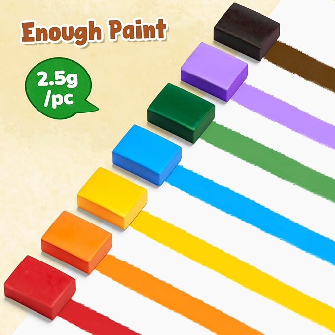 JoyCat Paint with Water Coloring Books, Art & Craft Activity, No Mess Art for Kids Ages 4-8, Craft Kits & Supplies, DIY Creative Activity, Presents for Girls & Boys (Animals)