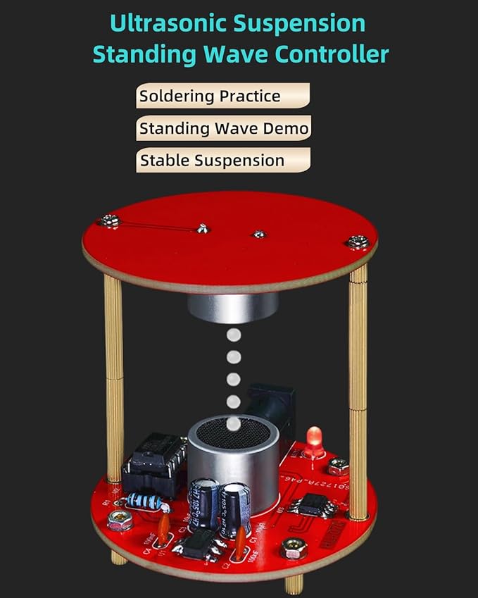 DIY Ultrasonic Suspension Standing Wave Controller Soldering Practice Kit, DIY Electronic Kit, Fun Science Kit, STEM kit, Ultrasonic Standing Wave Controlled Levitation kit