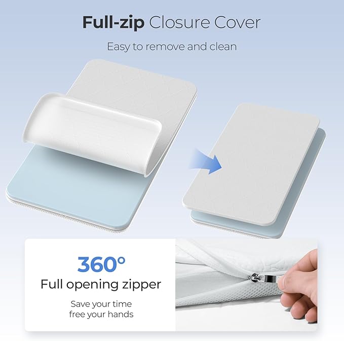 38x26 Pack n Play mattresses: 1.5" Thick Dual Side Gel Memory Foam Pack and Play Mattress pad Fit for graco/Baby Trend Pack n Play - All-Season Design - Exact Fit Pack n Play and playpen