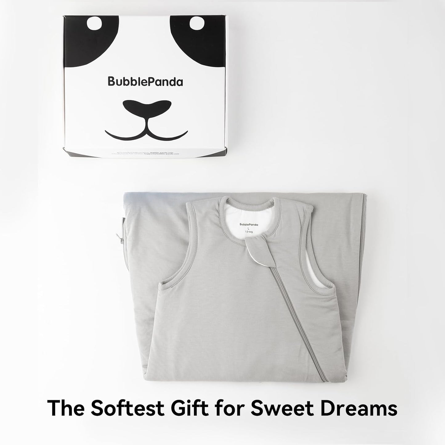 BubblePanda Rayon Made from Bamboo Sleep Sack 12-18 Months 0.5 Tog Soft Lightweight Toddler Sleep Sack 1t for Babies 2-Way Zipper Wearable Blanket Baby 12 Months