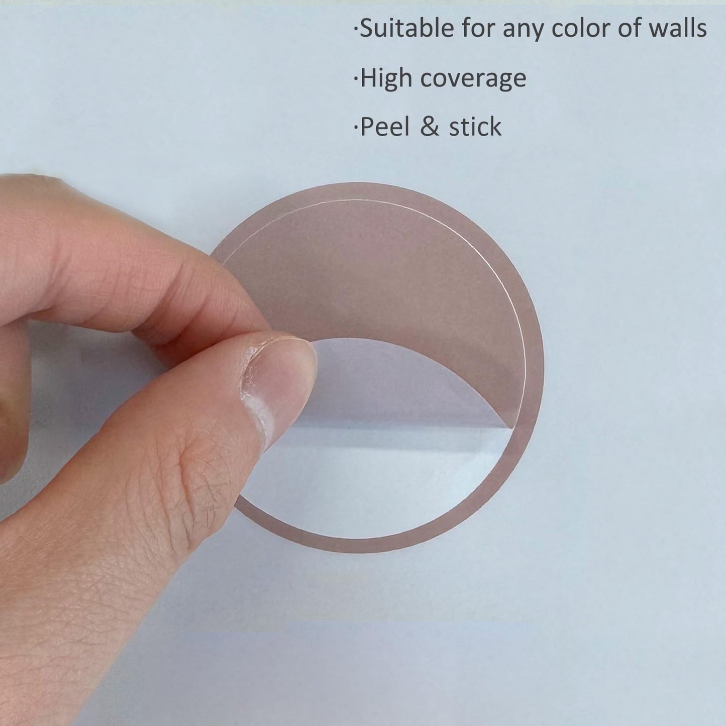 Boho Polka Dot Wall Decals Pink Dots Wall Sticker for Kids Baby Girls Living Room Bedroom Playroom (6 Sheets)