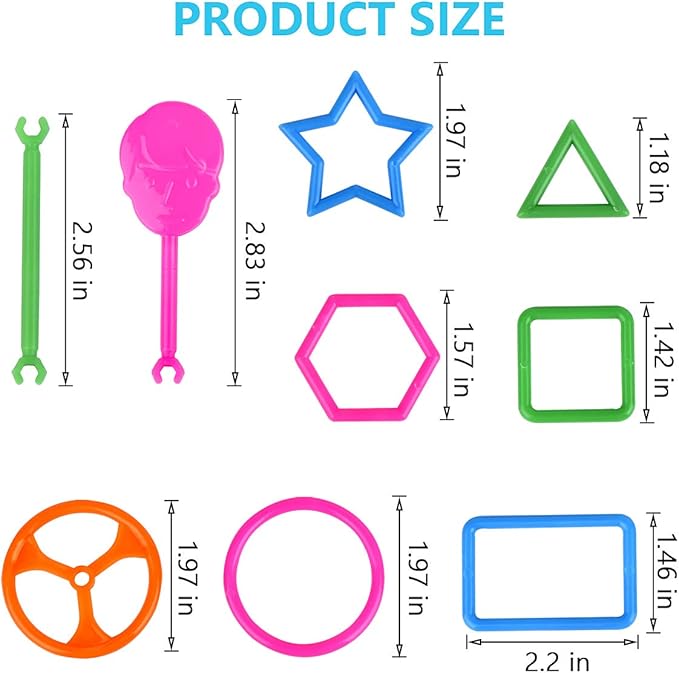 Juboury 1054Pcs Building Toy Building Blocks Bars Different Shape Educational Construction Engineering Set 3D Puzzle, Interlocking Creative Connecting Kit, Great STEM Toy for Both Boys and Girls