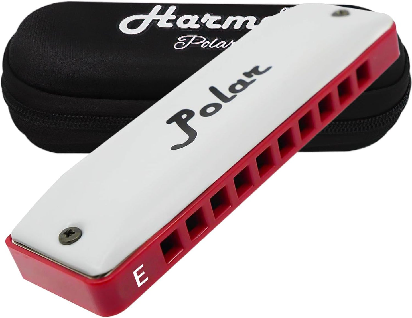 Harmo Polar Natural Minor Harmonica Key of E - Specialized for Natural Minor Blues, Jazz, Rock, Folk, & Pop, Mouth Organ With Case, Phosphor Bronze Reeds, Harmonica for Beginners & Professionals