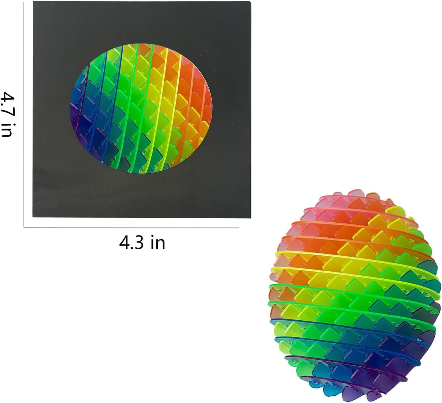 Fidget Worm Toy, Sensory Toy, Relaxation Therapy and Stress Relief Education Toys, The Best Stretch and Squeeze Toy Gift, Fidget Toy for Kids, Adults (4.72 inch)(Colorful)