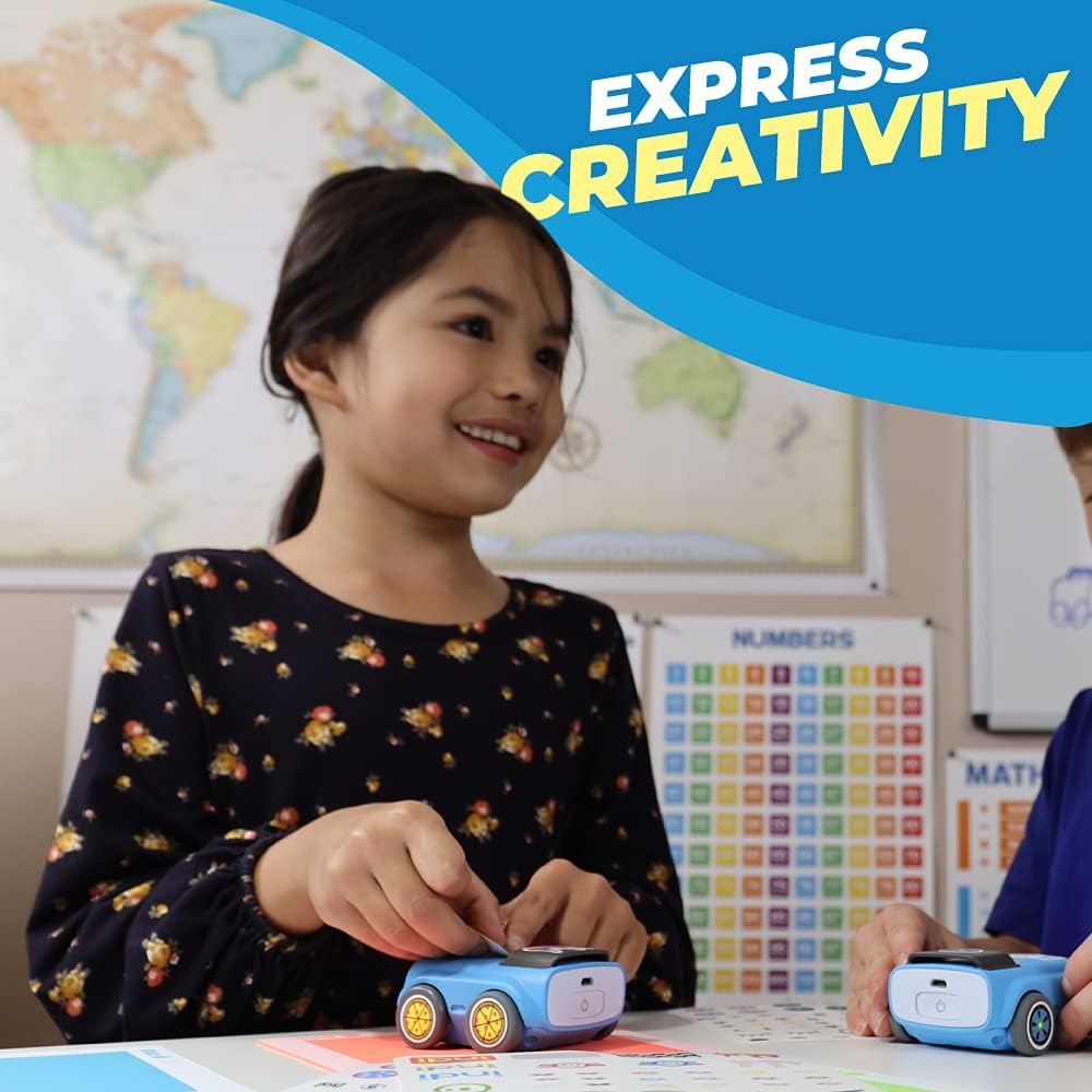 Sphero Indi at-Home Learning Kit - Screenless Coding Robot for Kids 4+ - Build Mazes, Learn Computational Thinking - Problem Solve Like an Engineer - Educational STEM Toy for Creative Minds