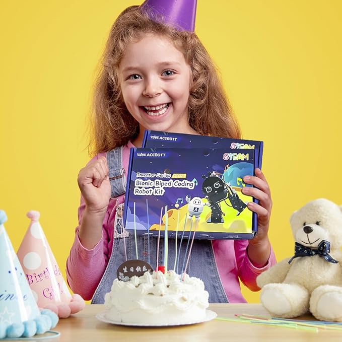 ACEBOTT Robotics for Kids Ages 12-16，Bionic Biped Robot Kit for Arduino ESP32, STEM Science Kits, Cool Engineering Building Toys, Science Coding Kit for 12+ Boys Girls Teens and Adults Unique Gifts