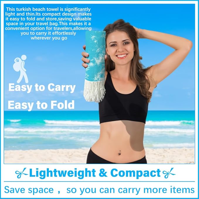 Oversized Turkish Beach Towel Blanket XXL Cotton Sandproof Towels Boho Woven Extra Large Big Sand Free Giant Throw Thick Blankets Huge Quilt XL Picnic Camping Necessities Cloud For Adult Gifts