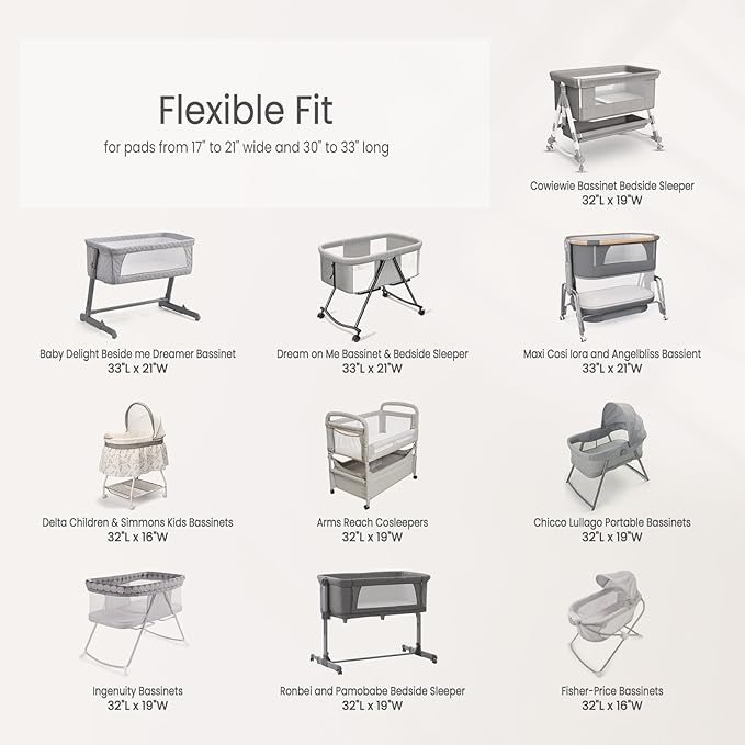 lulumoon Muslin Bassinet Sheets for Boys: Skin-Friendly Leaf Bedside Bassinet Sheets for Baby - Fitted for Bedside Sleeper Mattress