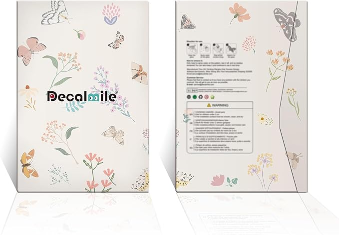 decalmile Summer Under The Sea Fish Double Sided Window Clings Ocean Animal Tropical Fish Seaweed Anti-Collision Glass Doors Window Stickers Decals