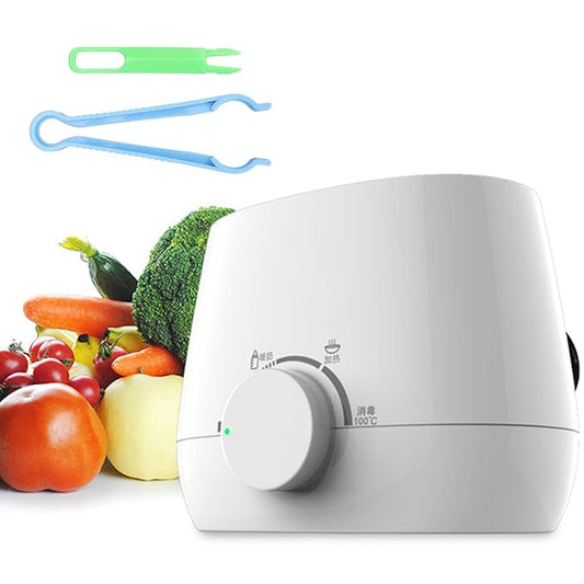 Bottle Warmer Fast 5 Minutes Heating Feed Warmer, Milk Warmer Baby Food Warmers Automatic Thermostat, Baby Food Heater On The Go for Reheating, Defrosting, Steam(110V)