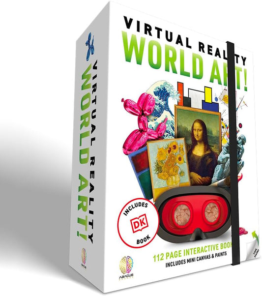 Virtual Reality World Art! - Illustrated Interactive VR Book and STEM Learning Activity Set - for Ages 8 and Up
