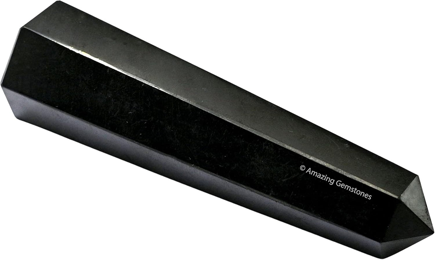 Amazing Gemstone Shungite Crystal Towers ~ Natural Healing Crystal Point Obelisk for Reiki Healing and Crystal Grid (2 to 3 INCH)