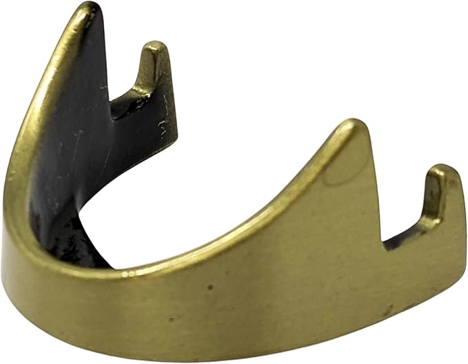 Military Challenge Coin Display Stand - Solid Metal with Anodized Finish - US Vet. Business (Antique Brass Five-Pack)