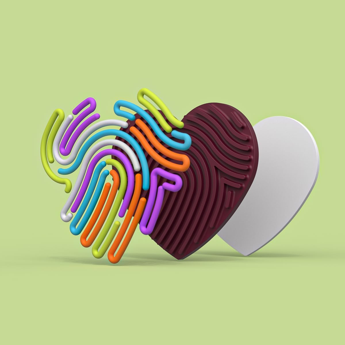 Sensory Activity Board, Silicone Fidget Toy for Calming, Stress, Anxiety, ADHD & Autism | Silent, No Mess | Kids 3+ & Adults | Includes Portable Travel Bag & 13 Strings(Purple)