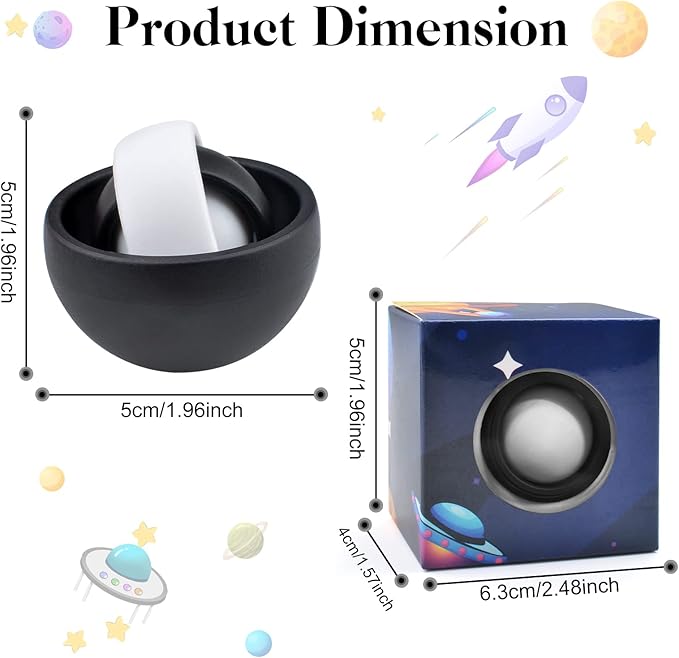 Fidget Toy Adults, Fidget Spinner for Kids, Gift Ideas for Boys Girls Teens Classroom, ADHD Autism Stress Relief Quiet Finger Toys