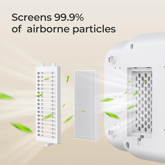 Momcozy KleanPal Pro Air Filter Replacement – 99.97% Effective Filtration for Baby Bottle Washer – Safe & Easy Install – Premium Quality Filter for Cleaner Baby Bottles, 2-Pack