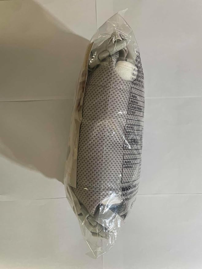 IULONEE Baby Carriers from Newborn with Detachable Bibs Ergonomic Portable Baby Front & Back Backpack Carry Adjustable Toddlers Carrier for Infant Within 33lbs Light Gray