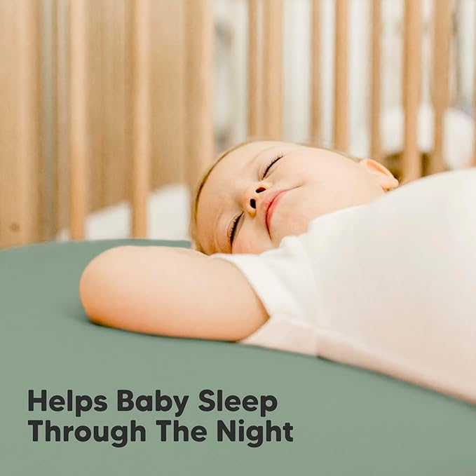 2-Pack Waterproof Baby Crib Sheets for Boys, Girls - 52x28 Viscose Derived from Bamboo Toddler Bed Sheet Neutral, Fitted Crib Mattress Protector Cover for Baby Bedding, Soft & Gentle (Hedges)