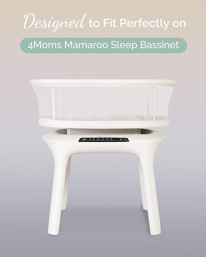 Bassinet Fitted Sheets for 4moms Mamaroo Sleep Bassinet - Fits 18 x 30 Inch Oval Bassinet Mattress - Buttery Soft, Premium Stretchy Jersey Sheets - Burnt Orange+Mustard Yellow+ Gray, 3 Pack