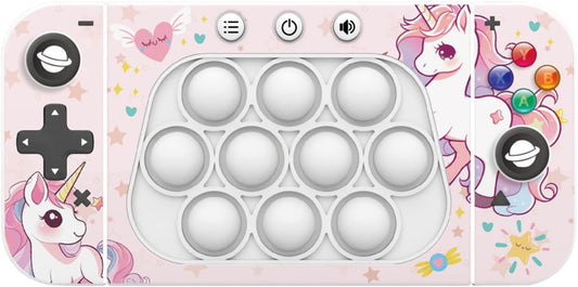 Creative Stress Relief Toys, Decompression Breakthrough Puzzle Pop Button Gopher Game Machine, Novelty Fidget Toys Party Favor Gifts for Kids Adults, Toy for 3+ Year Old (Unicorn)