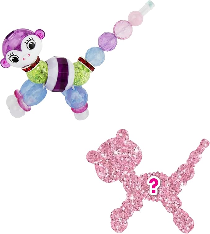 Twisty Petz 2-Pack Ticklez Monkey - Includes 2 Collectible Petz: 1 You See, 1 Surprise! Adorable, Collectible petz Transform into Friendship Bracelets. for Girls 6-12